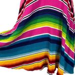 Show Me Your Mumu Small A-Line Mini Circus Dress Striped Spaghetti Strap V-Neck Photo 2