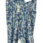 Aerie NWT  Offline High Waisted Crossover 7’’ Floral Bike Shorts in Blue Size M Photo 5