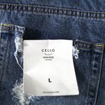 Cello Jeans Cello High Rise Distressed Cut Off Short Size L NWT Photo 4