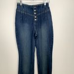 Free People CRVY Curvy Nix Corset Jeans Knox Blue Size 28 New Womens Photo 10