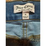 Juicy Couture women’s denim jean shorts 8” inseam sz 6 Photo 2