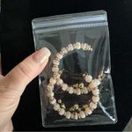 Earrings Hoops and round Set of 3 Gold Photo 5