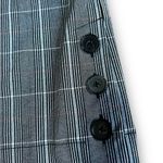 Derek Lam  10 Crosby Plaid Trouser Pants Crop Ankle Two Tone Button Hem Sz 8 Photo 5