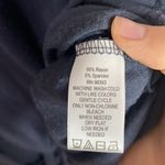 LOGO By Lori Goldstein  navy jersey knit long sleeve asymmetric pocketed tunic XS Photo 8