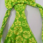 Kulani Kinis NWOT  Aloha Lime Ruched Thong Bikini Bottom Photo 7