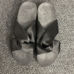 FitFlop Piper Satin Slide Black Size 8 NWOT Photo 1