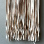 Ronny Kobo Dress Fringe Cut Out Long‎ Sleeve Knit Midi Dress Ivory Sz S Photo 9