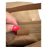 Gucci  Vintage Jackie Tan Leather Cloth Shoulder Bag Photo 7