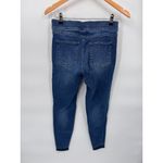 Spanx  Pull-on Skinny Jeans Womens M Blue Cotton‎ Blend Distressed Photo 6