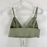 Jonathan Simkhai Matching Set Waffle Knit Loungewear Athleisure Green XS NWT Photo 11