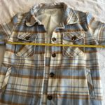 Kensie Baby Blue Plaid Jacket Photo 4