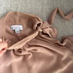 Sweet Pea NY&Co 🤎🤍 nude/pink chiffon top Photo 1