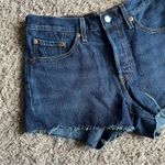 Levi's Levi Strauss & Co Dark Wash Jean Shorts Size 26 Photo 8