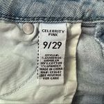Celebrity Pink  Girlfriend Distressed Destroyed Light Wash Blue Jeans 9 W 29 Photo 7