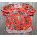 Gibson Latimer  | Women’s Plus Sized Floral Flowy Blouse | XXL Photo 0