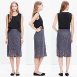 Madewell Gray Lace Pencil Skirt Knee Length 2 Photo 1