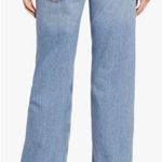 Free People We The Free High Waist Slit Hem Straight Jeans Vintage Light 31 Photo 1