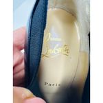 Christian Louboutin Toot Couverte 100 Black Elasticized Leather Booties EU 36.5 Photo 4