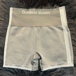 Outdoor Voices Seamless Smooth 4.5" Graphite Dove Gray High-Waisted Shorts Sz Photo 4