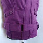 Oleg Cassini 90s  Purple Wool Vest Photo 2