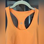 Lululemon  cool racerback cropped tank top creamsicle pop race length neon Photo 4