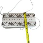 La Regale Vintage Beaded Satin Evening Bag Cream Brown Artsy Fairycore Ethereal Photo 10