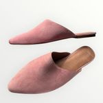 Madewell The Remi Mule in Pink Suede Photo 5