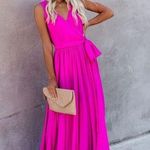 VICI Hot Pink Maxi Dress Photo 0