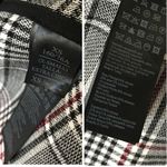 All Saints Tyla Check Plaid Wool Blend Belted Long Trench Coat Photo 14