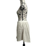 Lucky Brand  Beige Eyelet Mini Skirt Women’s S – Crochet Boho Beach Festival Prep Photo 3