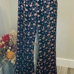 Natural Life Velvet  Bohemian Floral Wide-Leg Palazzo Pants Photo 0