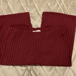 Burgundy ribbed bike shorts Size L Red Size L Photo 2
