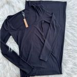 SKIMS  Soft Lounge Petite Long Sleeve Dress Onyx Size Large Photo 1