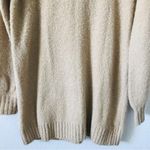 Lovers + Friends  Suki knit Sweater Dress Tie Back taupe S cozy stretchy Photo 6