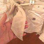 White House | Black Market NWT WHBM Blazer Blazer 0 cream color ruffle belt Photo 5