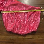 Show Me Your Mumu Revolve One Shoulder Sequin Party Top Bright Pink Size Small Photo 6