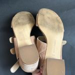 Adrienne Vittadini  Lalra Gladiator Block Tan Faux Suede Heels  Size 6 Photo 4