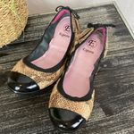 Esporre Reptile Snake Print Brown & Black Ballet Flat Shoes 6.5 Photo 2