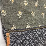 Fat face‎ wool Blend embroidered crossbody bag bucket bag Gray Photo 2