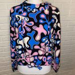 Splash Year of Ours Abstract Print Tennis Hooded Activewear Pullover, Size XS Photo 8