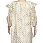 For Love & Lemons  Eden Velvet Hearts Mini Dress, Cream, XS Photo 8