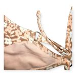 Aerie Womens Peach Floral Cheeky Bikini Swim Bottoms Photo 6