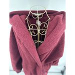 The North Face  Campshire Wrap Women’s Medium Large Sherpa Fleece Maroon Jacket Photo 8