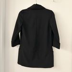 Aritzia Wilfred Chevalier Crepe Jacket Lightweight Open Front Blazer Black 2 Photo 7