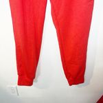 Catherine Malandrino Catharine malandrino spell out orange red jogger drawstring sweatpants flawed Photo 2