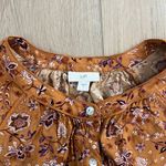 J.Jill  Women’s Brown Paisley Button Down Blouse Sz Small Photo 2