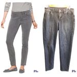 Talbots Boyfriend Jean Flawless Five Pocket Gray Size 4 Workwear Denim Photo 1