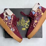 Keds Women's Tahoe Rifle Paper Co. Sneaker Burgundy Suede Boot New in Box Size 8 Photo 0