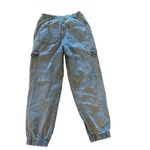 Simple Society  Jeans | Mid-Rise Denim Cargo Joggers |  Blue | Size: 29 # 1504 Photo 2
