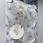 Hippie Rose Atelier Rose‎ White Floral Cold Shoulder Romantic Summer Top Small Casual Blouse Photo 2